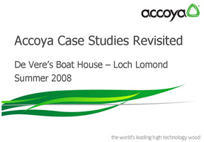 Accoya Case Study - Boathouse revisited