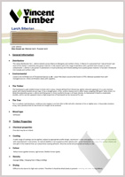 Siberian Larch Data Sheet