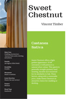 Sweet Chestnut Product Brochure
