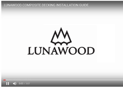 Luna Comp Decking Installation Guide video