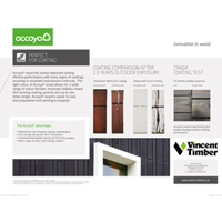 Accoya Benefits Sheets