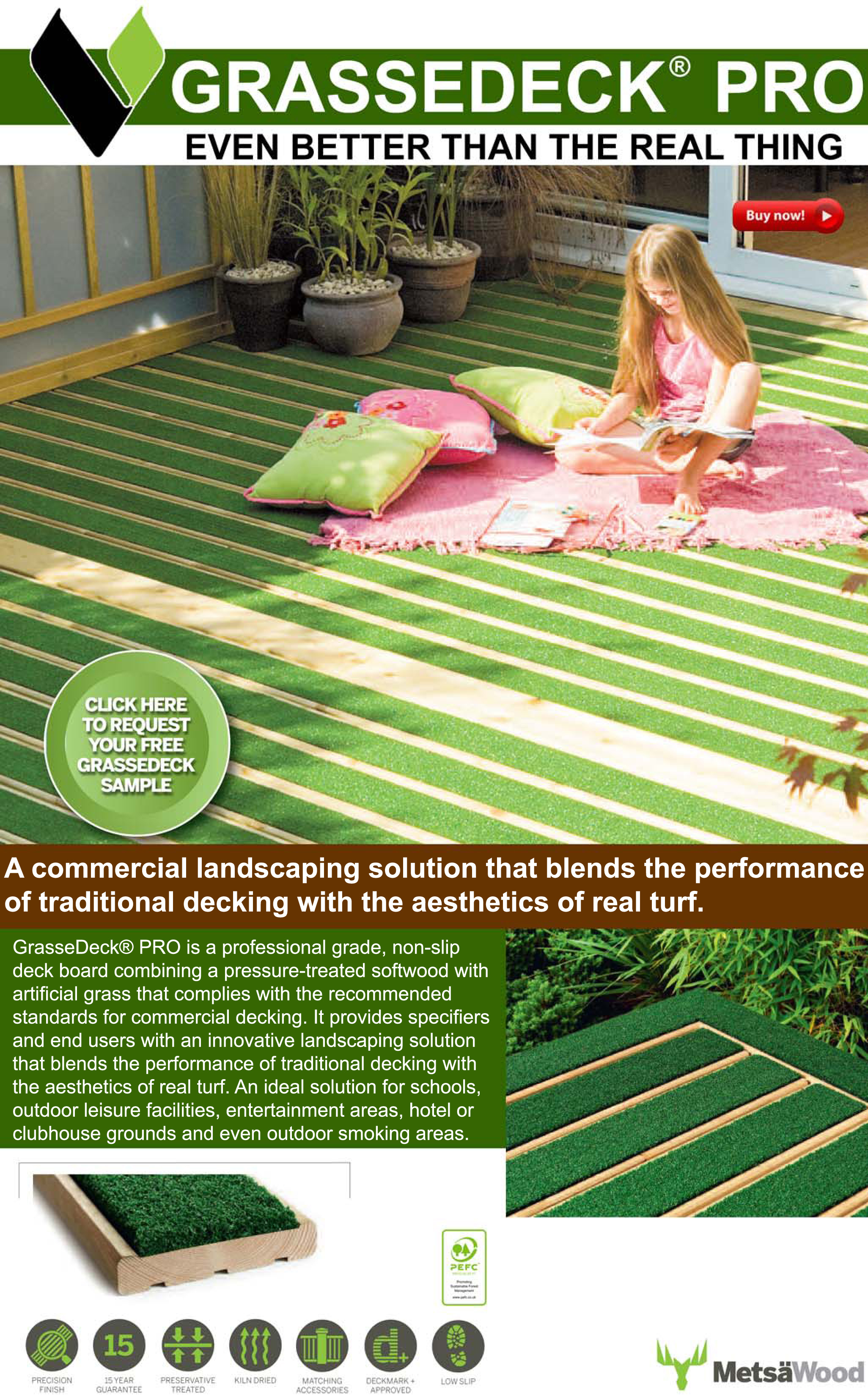 Overview of Grassedeck Pro Decking